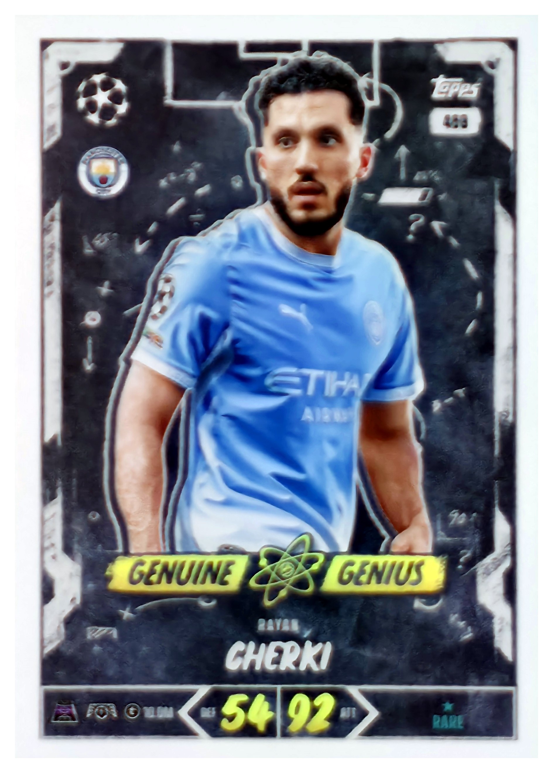 Rayan Cherki - Topps Match Attax UEFA Club Competitions Genuine Genius 2026-27, Nr. 469 (Art.-Nr. SG107649)