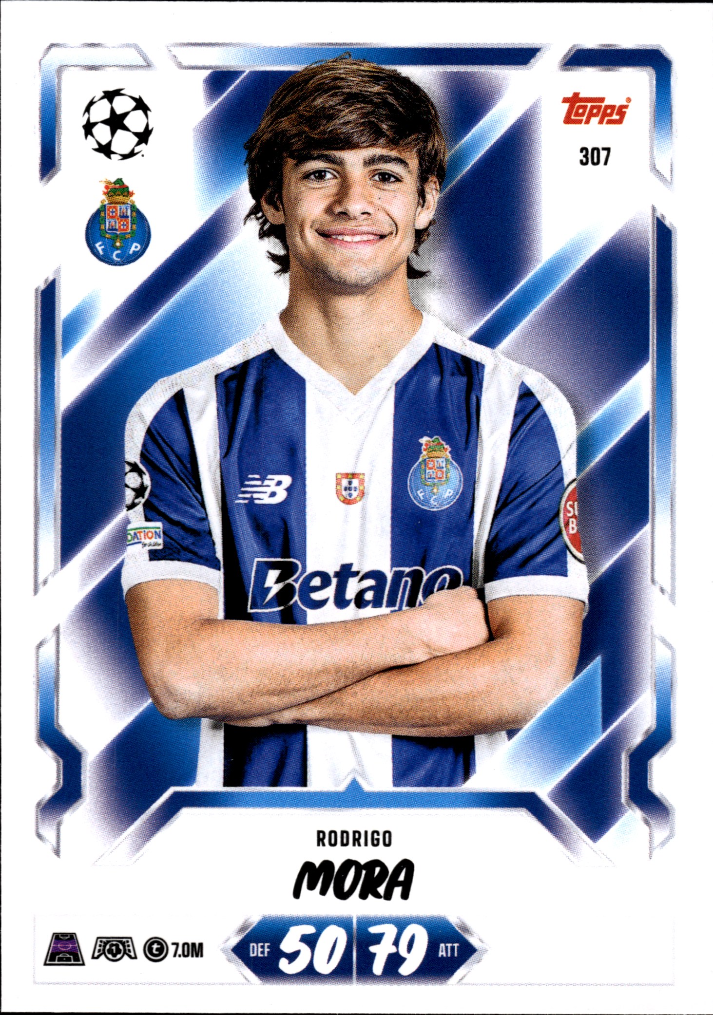 Rodrigo Mora - Topps Match Attax UEFA Club Competitions Base Set 2026-27, Nr. 307 (Art.-Nr. SG107091)