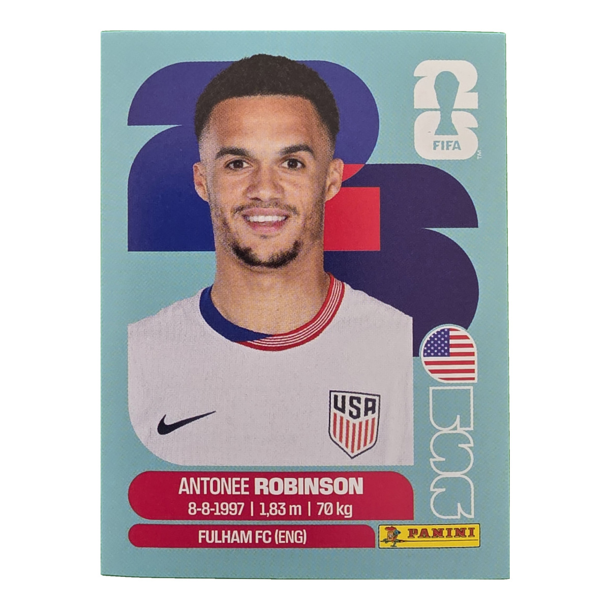 Antonee Robinson - USA, FIFA WM 2026, Nr. USA7