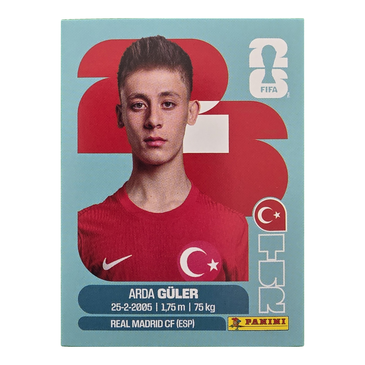 Arda Guler - Türkei, FIFA WM 2026, Nr. TUR14