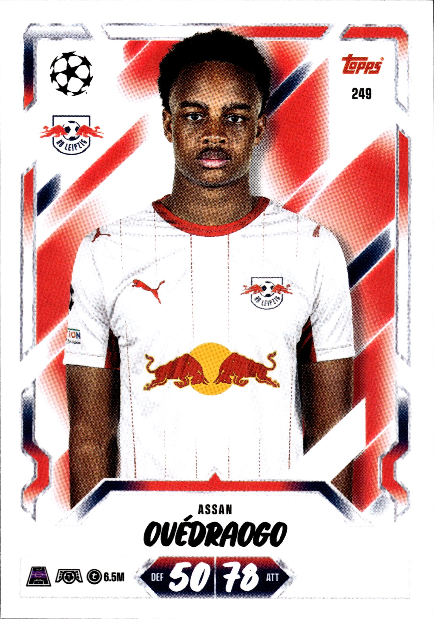 Assan Ouédraogo - Topps Match Attax UEFA Club Competitions Base Set 2026-27, Nr. 249 (Art.-Nr. SG107312)