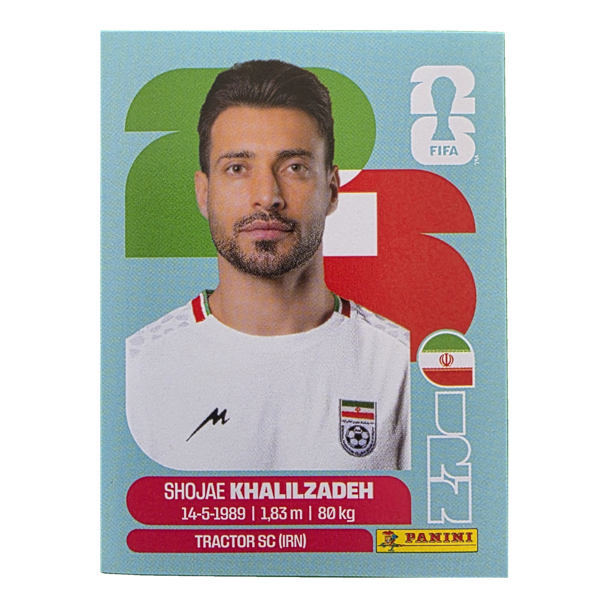 Shojae Khalilzadeh - Iran, FIFA WM 2026, Nr. IRN6