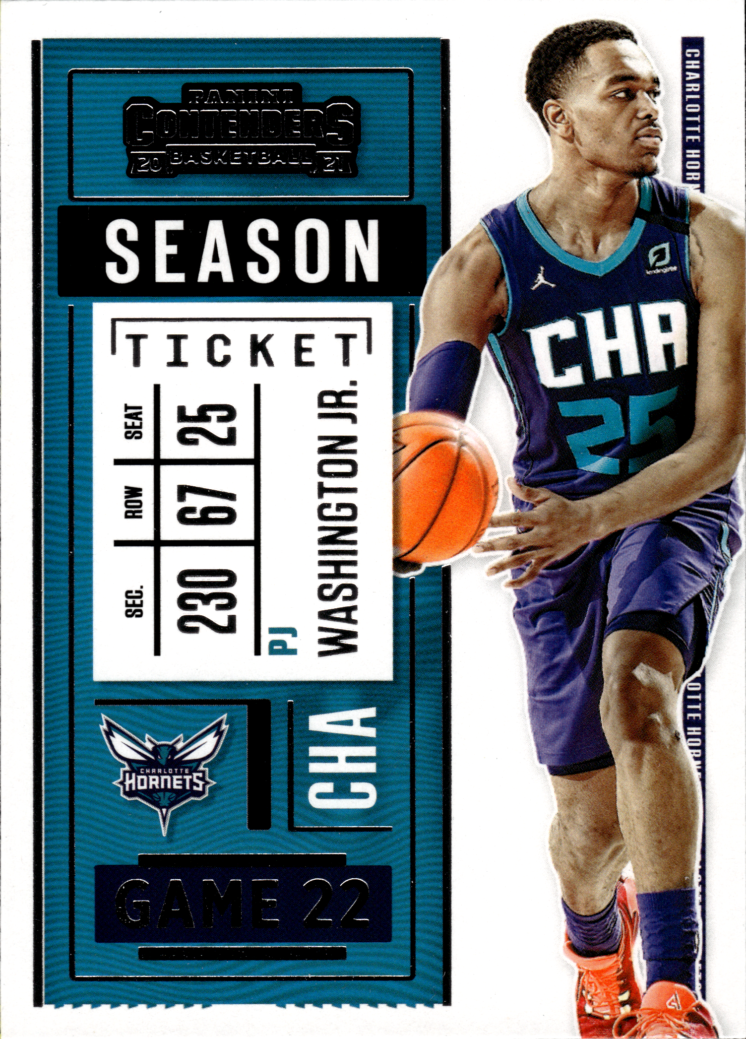 PJ Washington Jr. - Panini Contenders Season Ticket 2020-21, Nr. 69 (Art.-Nr. SG103780)