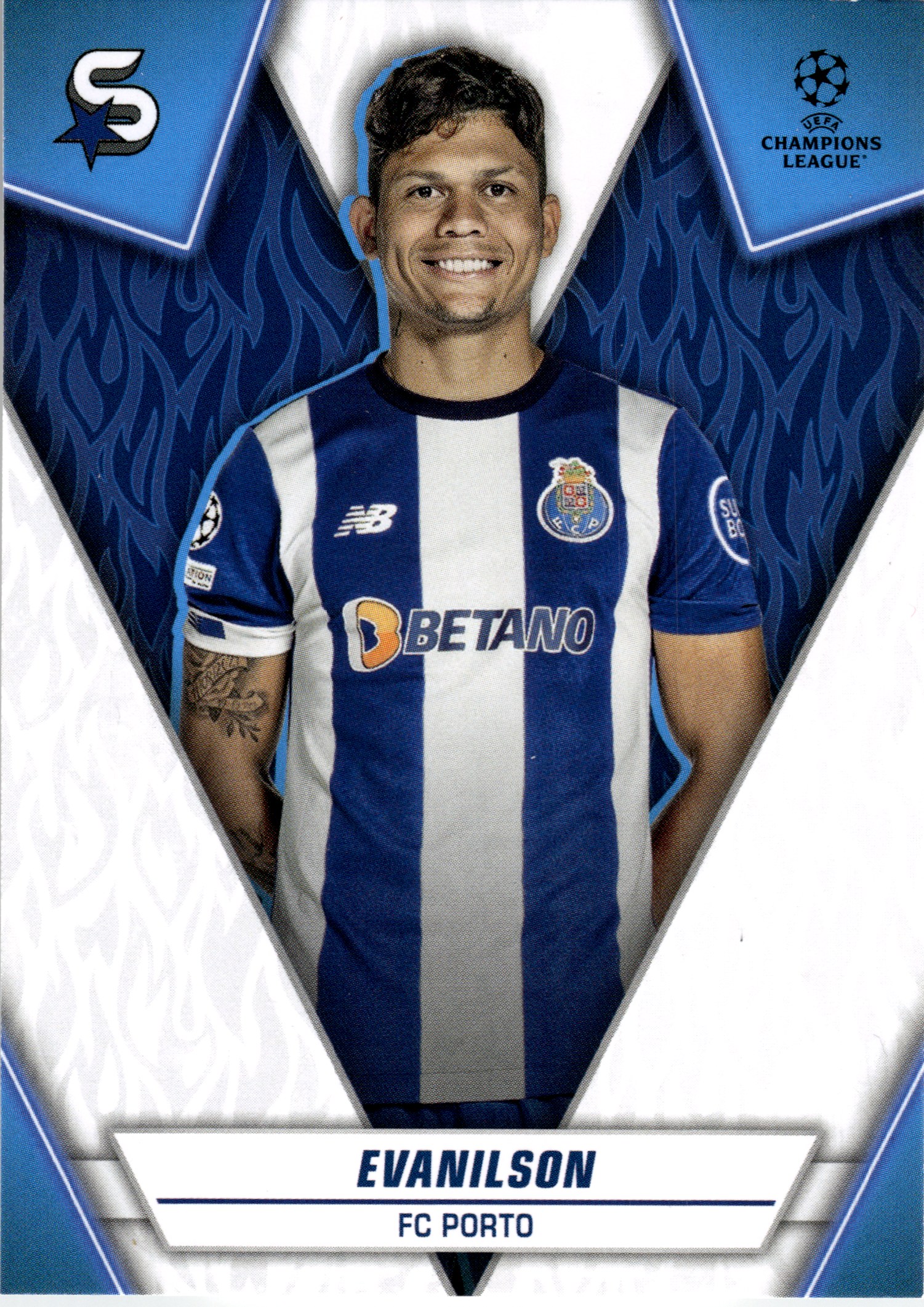 Evanilson - Topps Superstars UEFA Club Competitions Base Set 2023-24, Nr. 67 (Art.-Nr. SG107945)