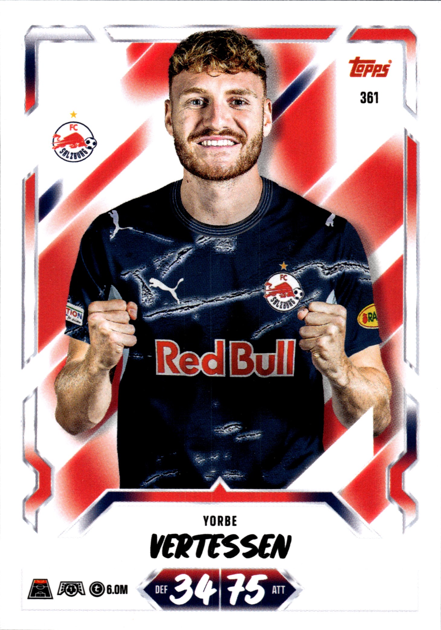Yorbe Vertessen - Topps Match Attax UEFA Club Competitions Base Set 2026-27, Nr. 361 (Art.-Nr. SG107279)
