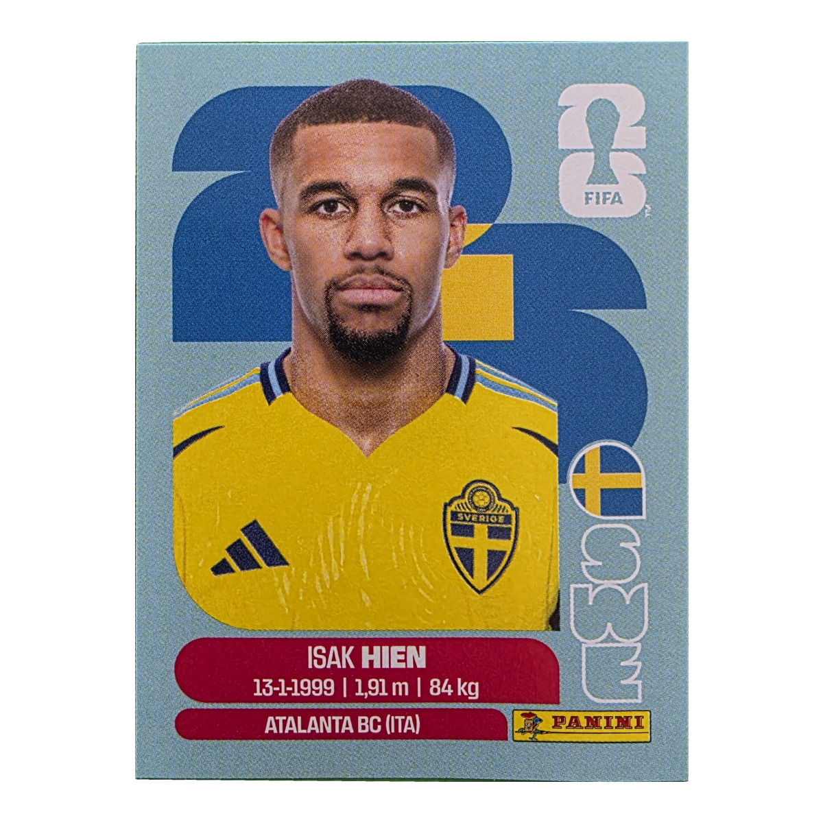 Isak Hien - Schweden, FIFA WM 2026, Nr. SWE3