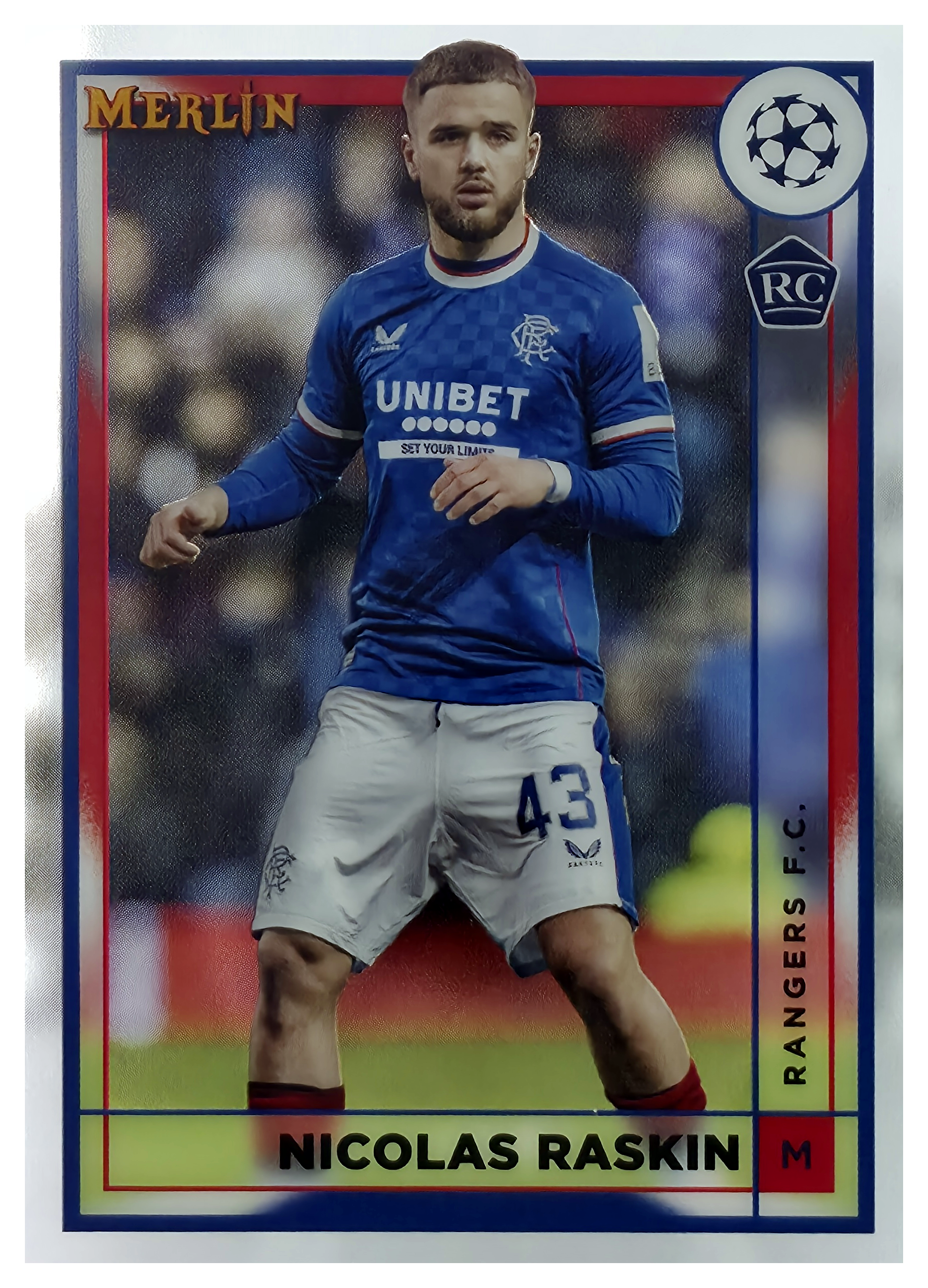 Nicolas Raskin - Topps Merlin Chrome UEFA Club Competitions Base Set 2022-23, Nr. 148 – Rookie Card (Art.-Nr. SG106391)
