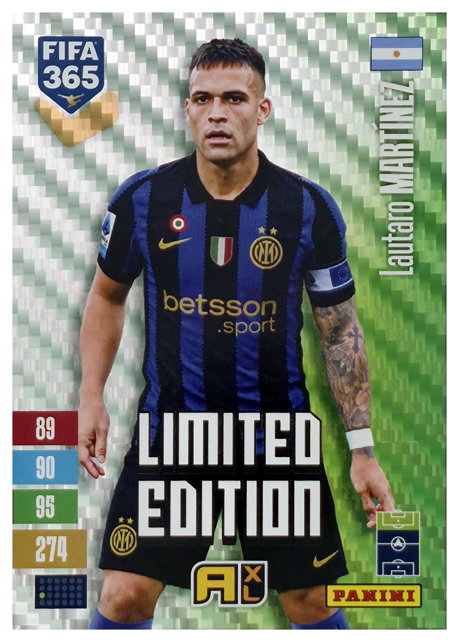 Lautaro Martínez - Panini Adrenalyn XL FIFA 365 Limited Edition 2026-27 (Insert)