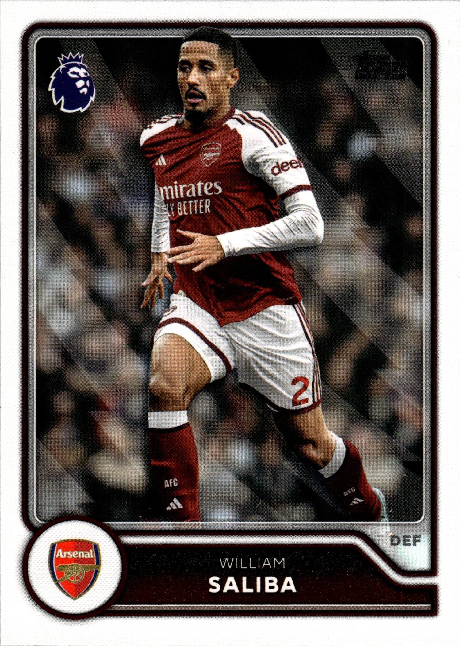 William Saliba - Topps Flagship Premier League Base Set 2026-27, Nr. 21 (Art.-Nr. SG104943)