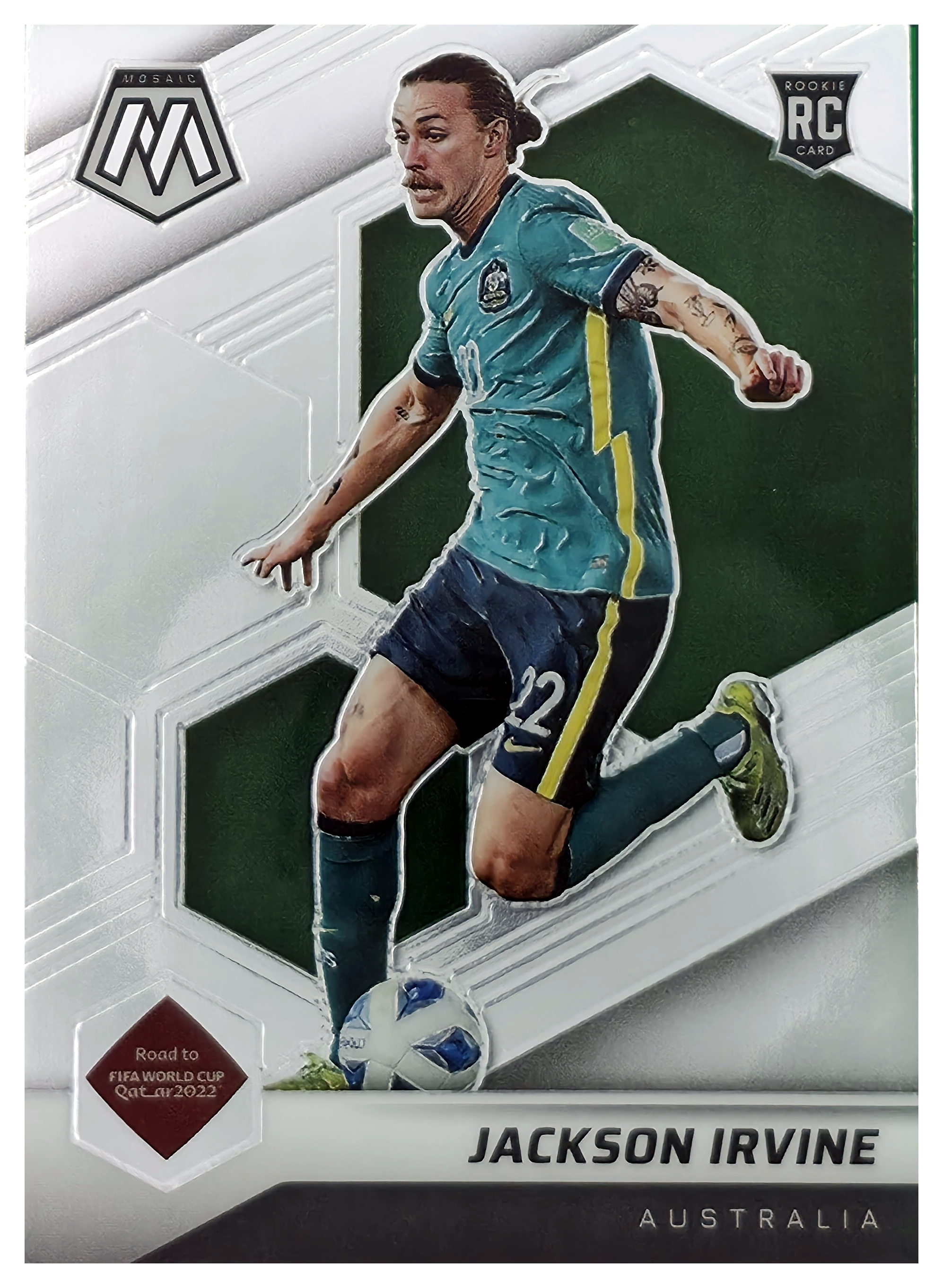 Jackson Irvine - Panini Mosaic FIFA Road to World Cup Base Set 2021-22, Nr. 147 – Rookie Card (Art.-Nr. SG105960)