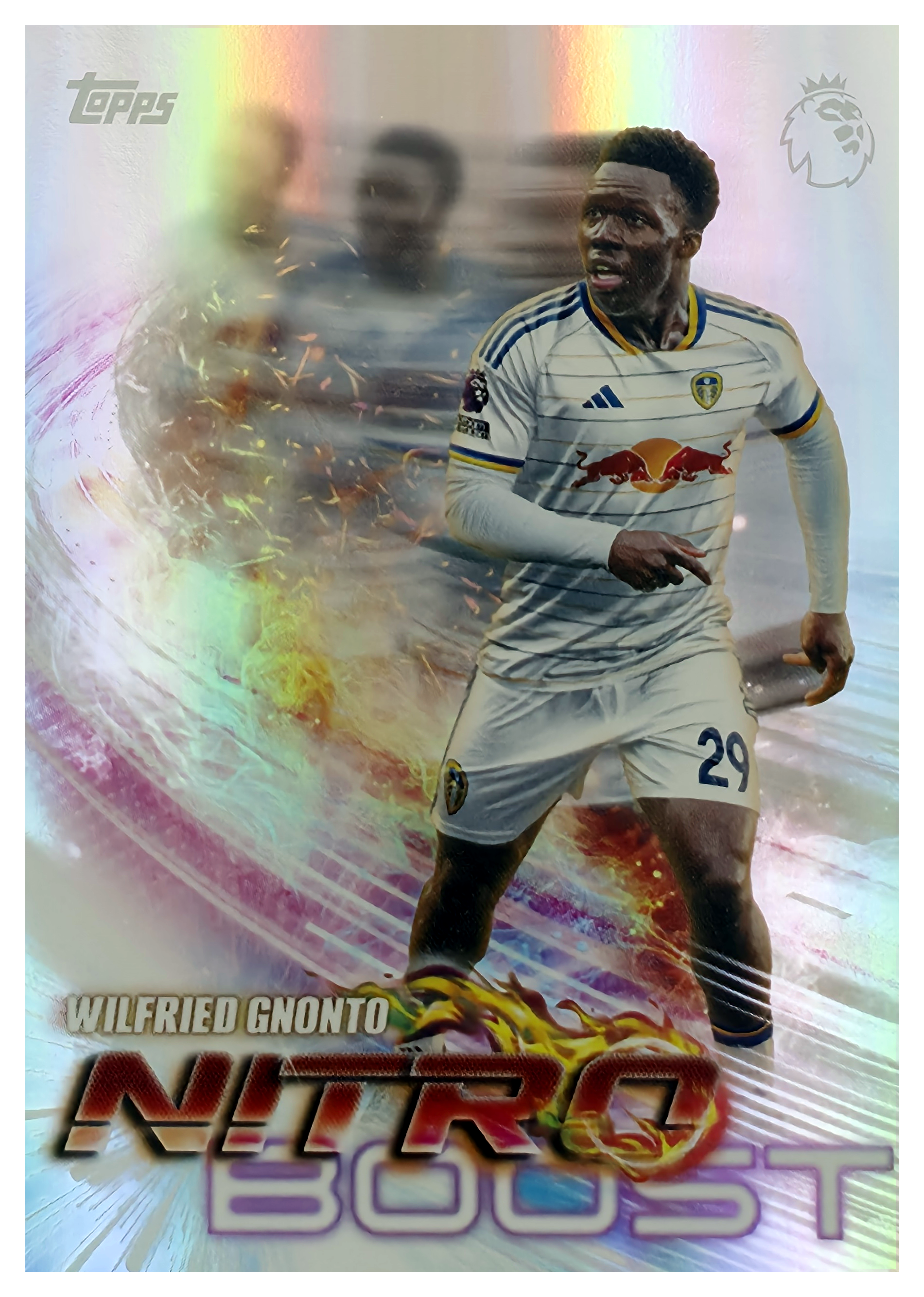 Wilfried Gnonto - Topps Flagship Premier League Nitro Boost 2026-27, Nr. NB 12 – Insert (Art.-Nr. SG105111)