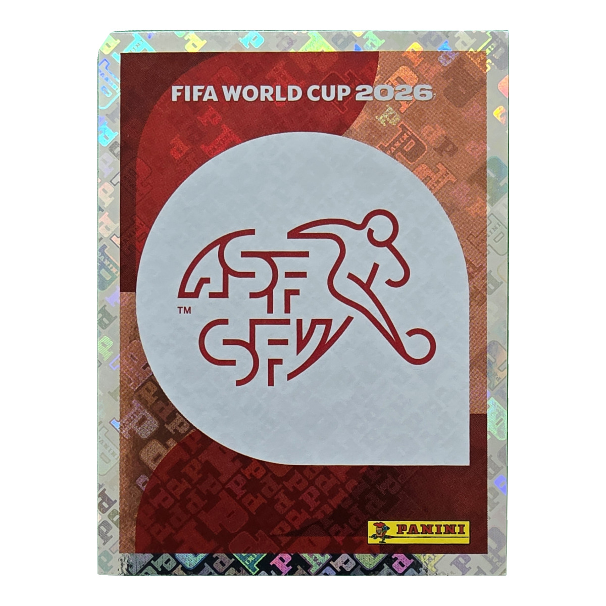 Emblem - Schweiz, FIFA WM 2026, Nr. SUI1 – Glitzer-Optik