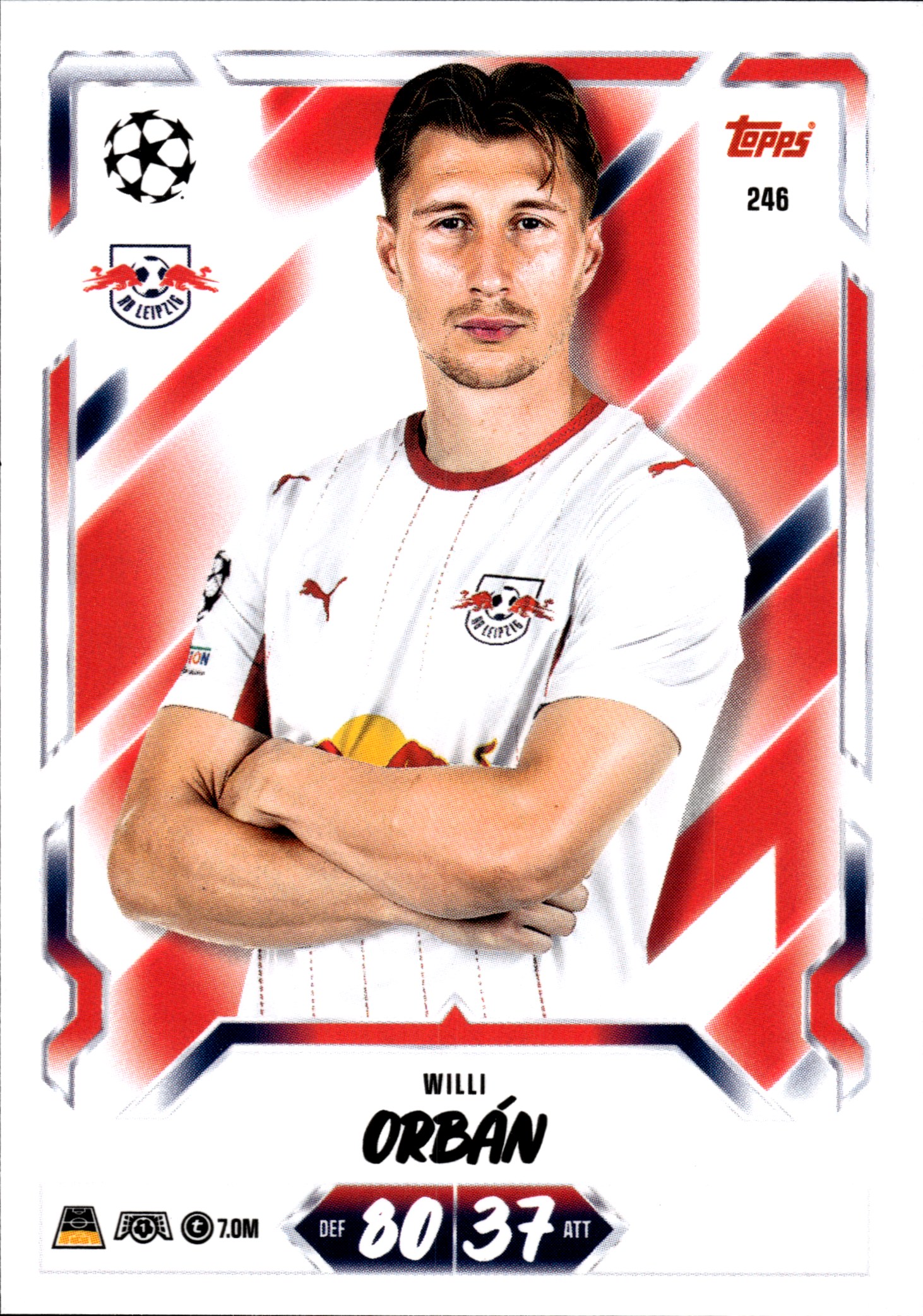Willi Orbán - Topps Match Attax UEFA Club Competitions Base Set 2026-27, Nr. 246 (Art.-Nr. SG107298)