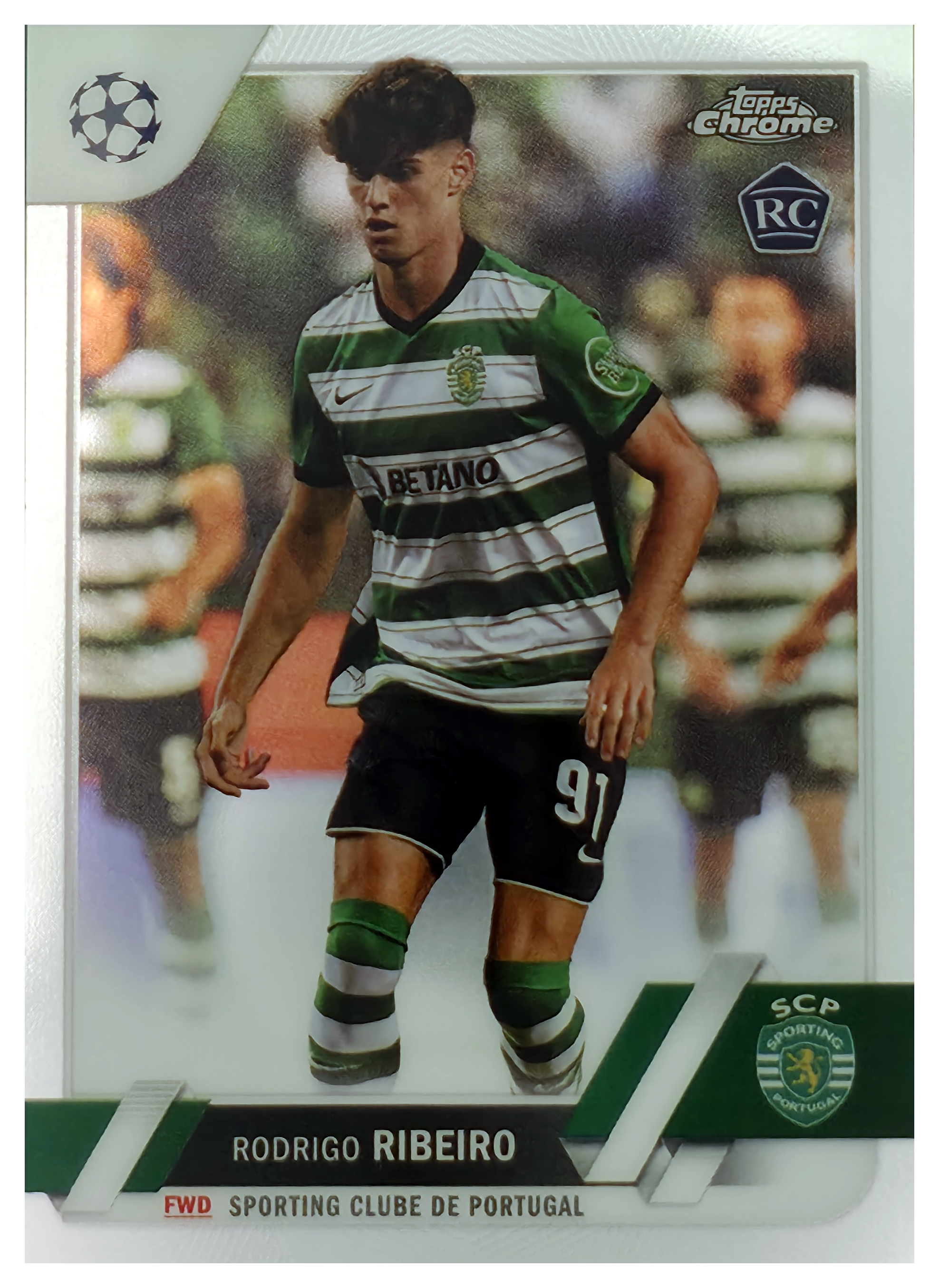 Rodrigo Ribeiro - Topps Chrome UEFA Club Competitions Base Set 2022-23, Nr. 194 – Rookie Card (Art.-Nr. SG105821)