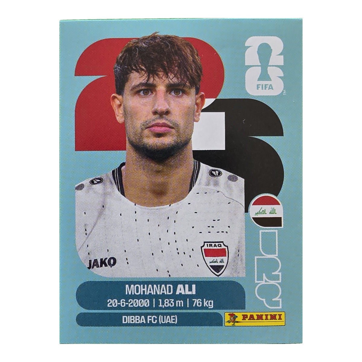 Mohanad Ali - Irak, FIFA WM 2026, Nr. IRQ20