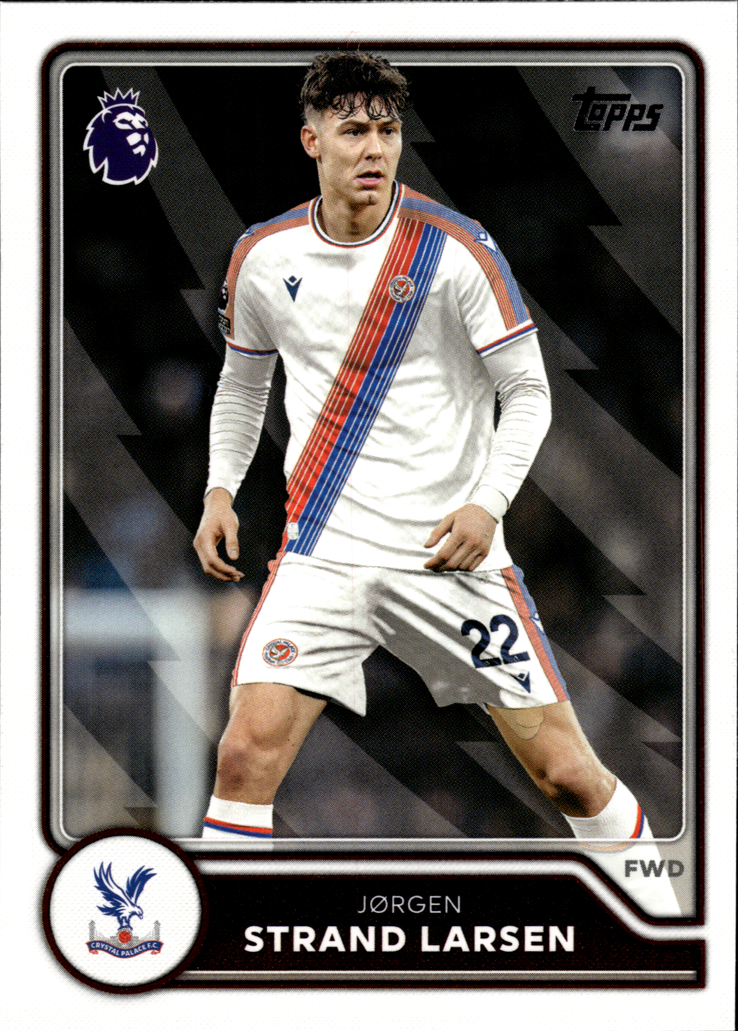 Jørgen Strand Larsen - Topps Flagship Premier League Base Set 2026-27, Nr. 117 (Art.-Nr. SG104861)