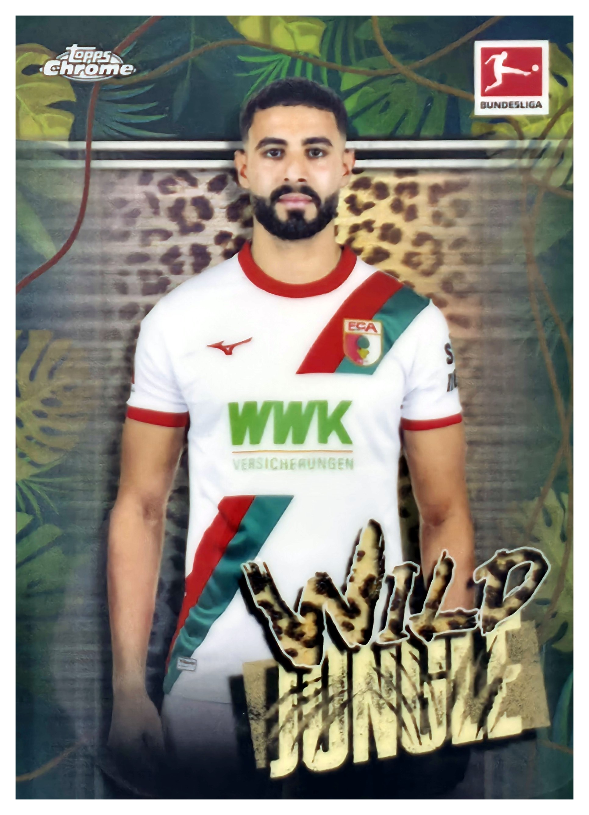 Elias Saad - Topps Chrome Bundesliga Wild Jungle 2025-26, Nr. WJ-7 – Insert (Art.-Nr. SG110981)
