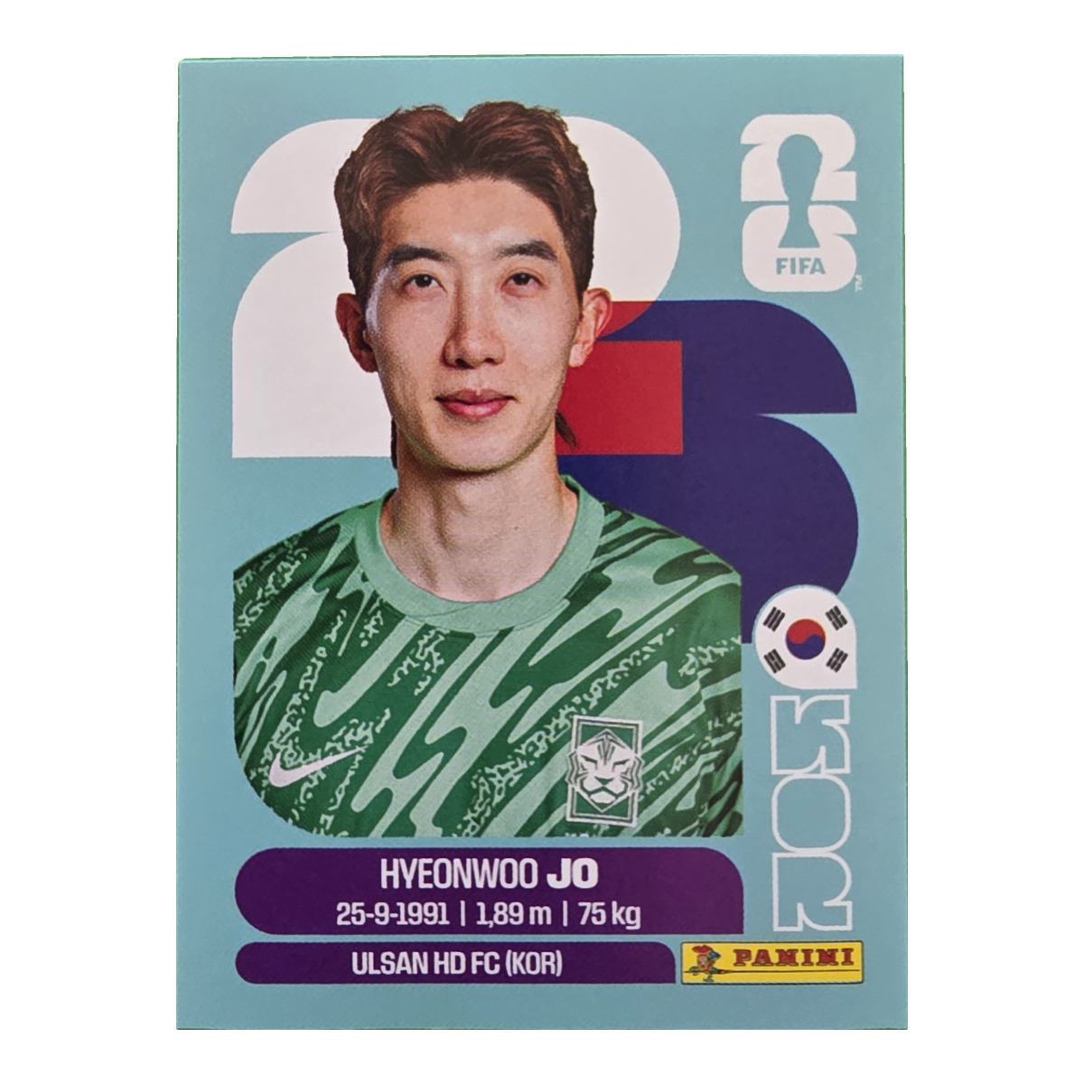 Hyeon-woo Jo - Südkorea, FIFA WM 2026, Nr. KOR2