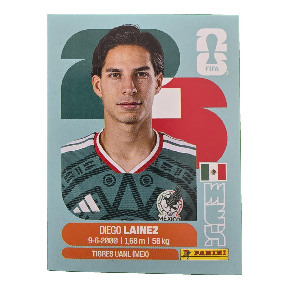 Diego Lainez - Mexiko, FIFA WM 2026, Nr. MEX8