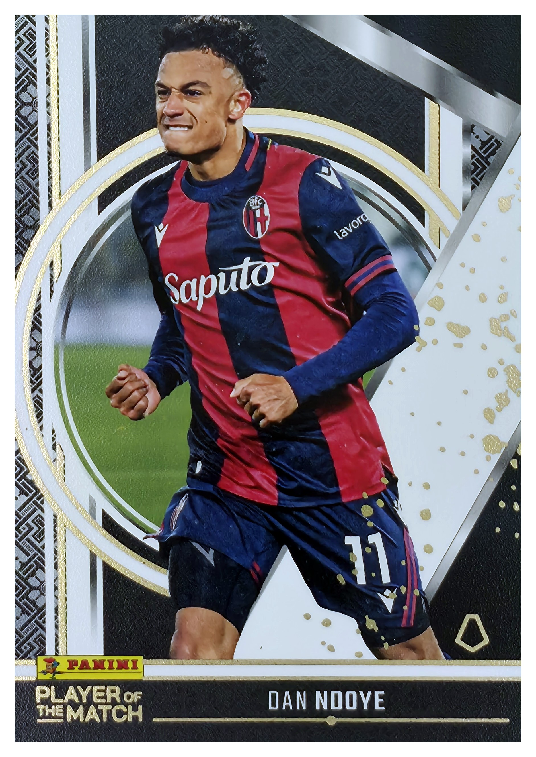 Dan Ndoye - Panini Player of the Match Base Set 2024-25, Nr. 12 (Art.-Nr. SG110822)