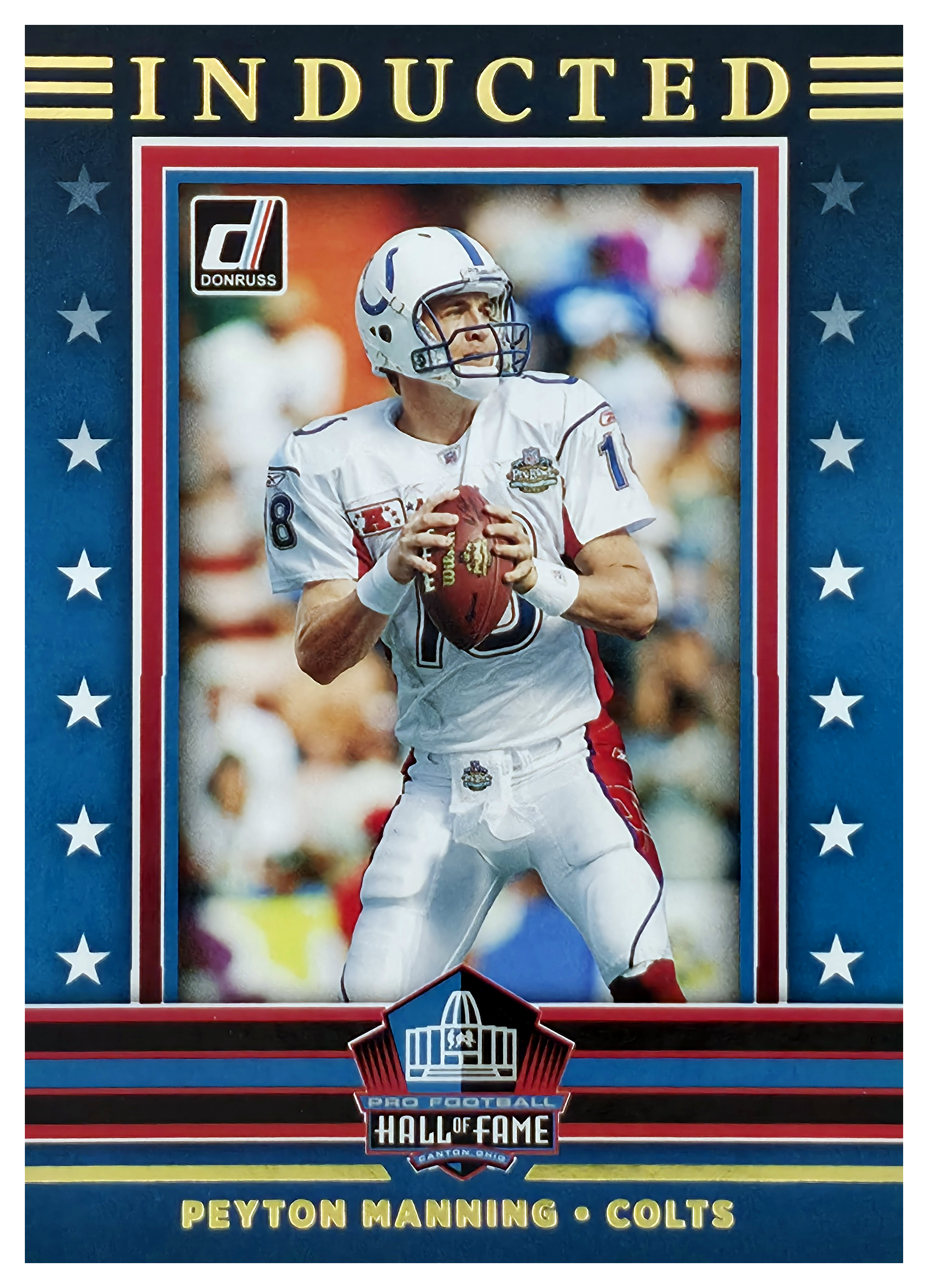 Peyton Manning - Panini Donruss Inducted 2021, Nr. I10 – Insert (Art.-Nr. SG106648)