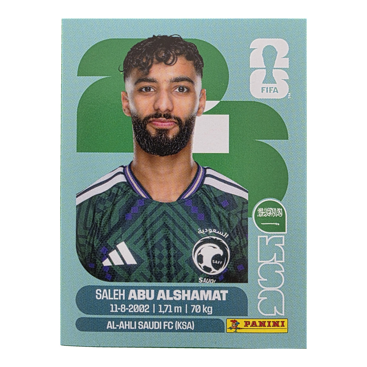 Saleh Abu Alshamat - Saudi-Arabien, FIFA WM 2026, Nr. KSA14
