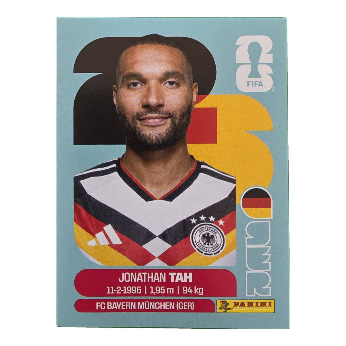 Jonathan Tah - Deutschland, FIFA WM 2026, Nr. GER3
