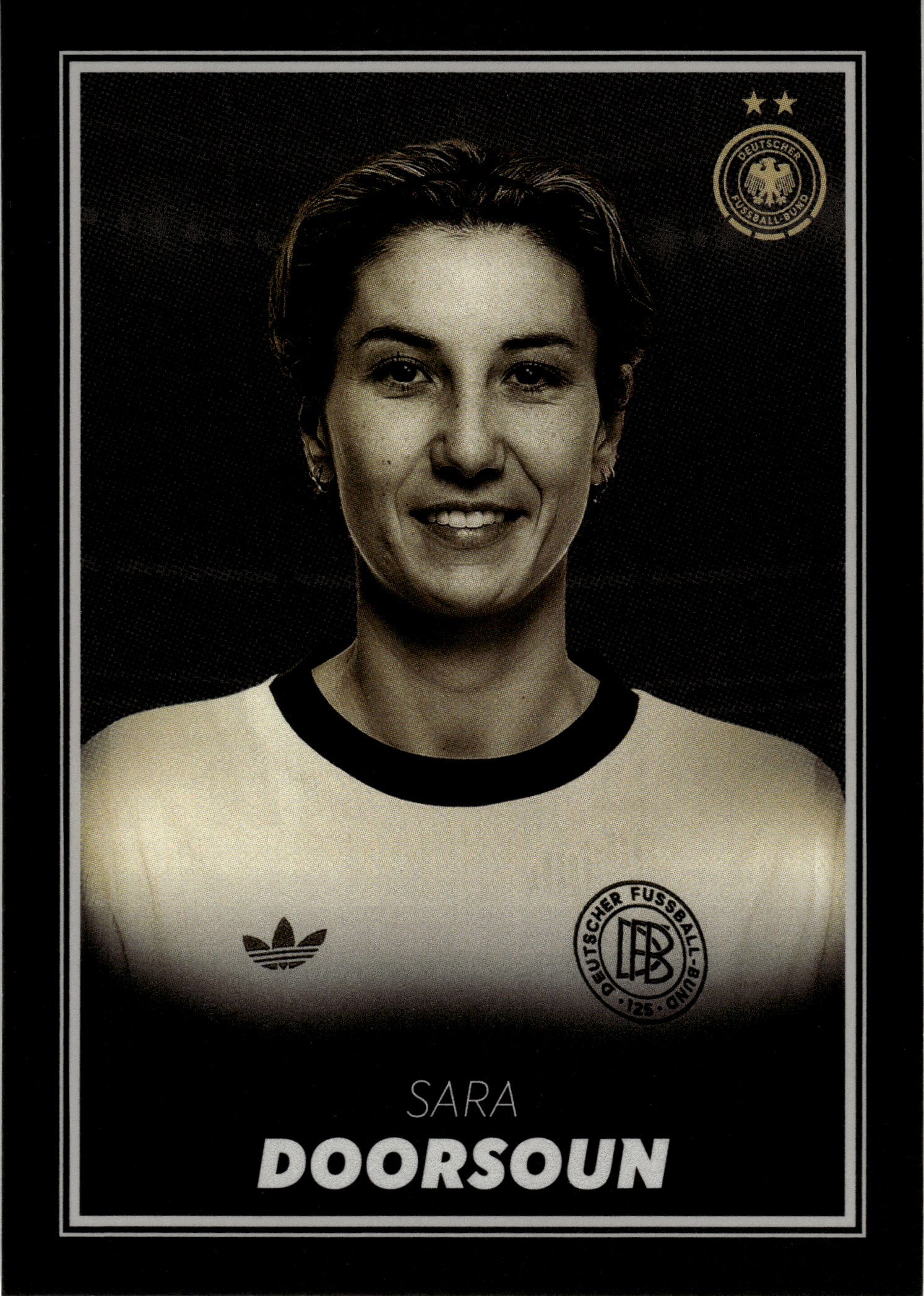 Sara Doorsoun - Panini DFB-Frauen Team-Set FOC 2025, Nr. FOC-07 – Insert (Art.-Nr. SG110036)