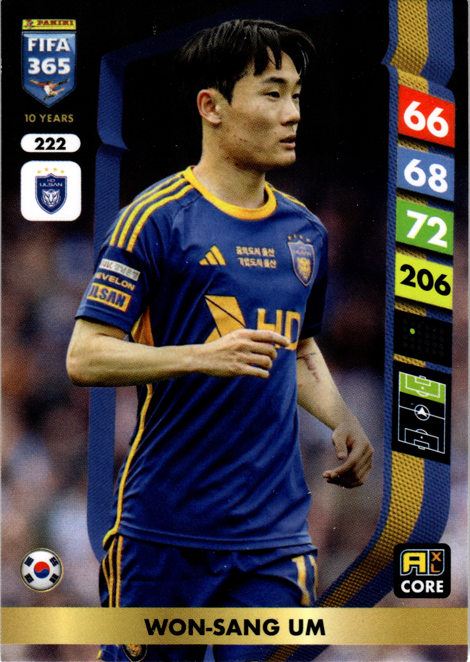Won-Sang Um - Panini Adrenalyn XL FIFA 365 Base Set 2025, Nr. 222 (Art.-Nr. SG107780)