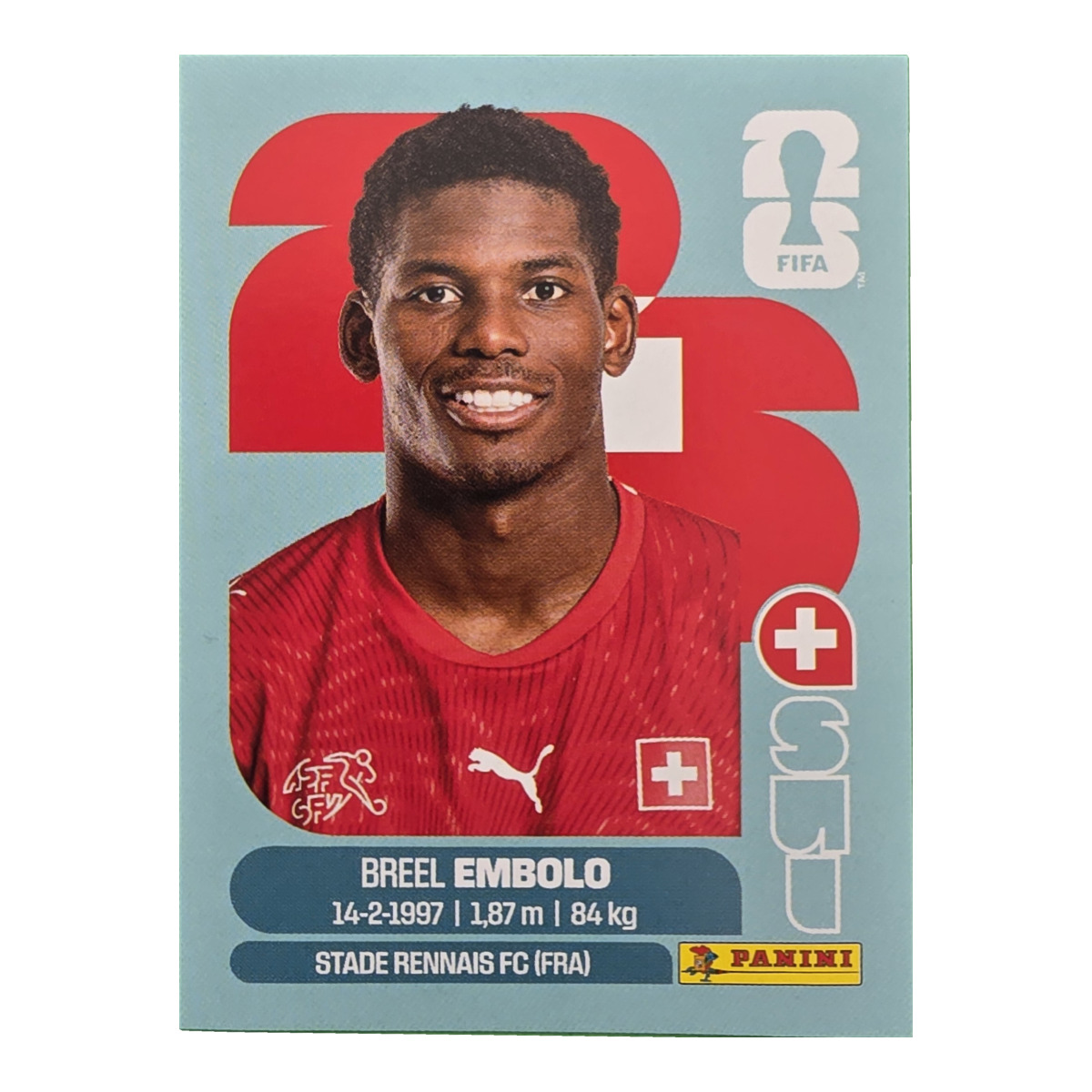 Breel Embolo - Schweiz, FIFA WM 2026, Nr. SUI17