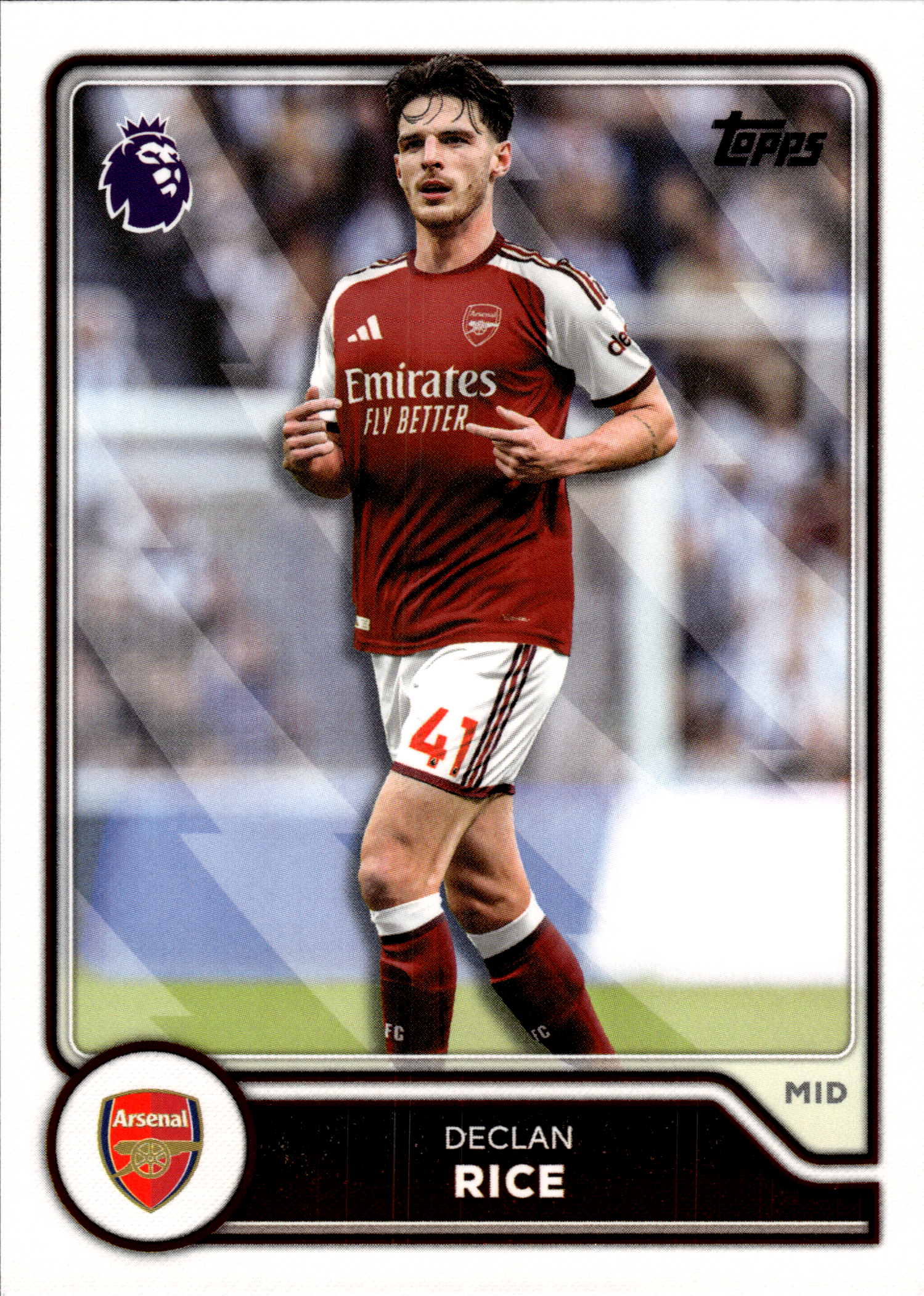 Declan Rice - Topps Flagship Premier League Base Set 2026-27, Nr. 28 (Art.-Nr. SG105406)
