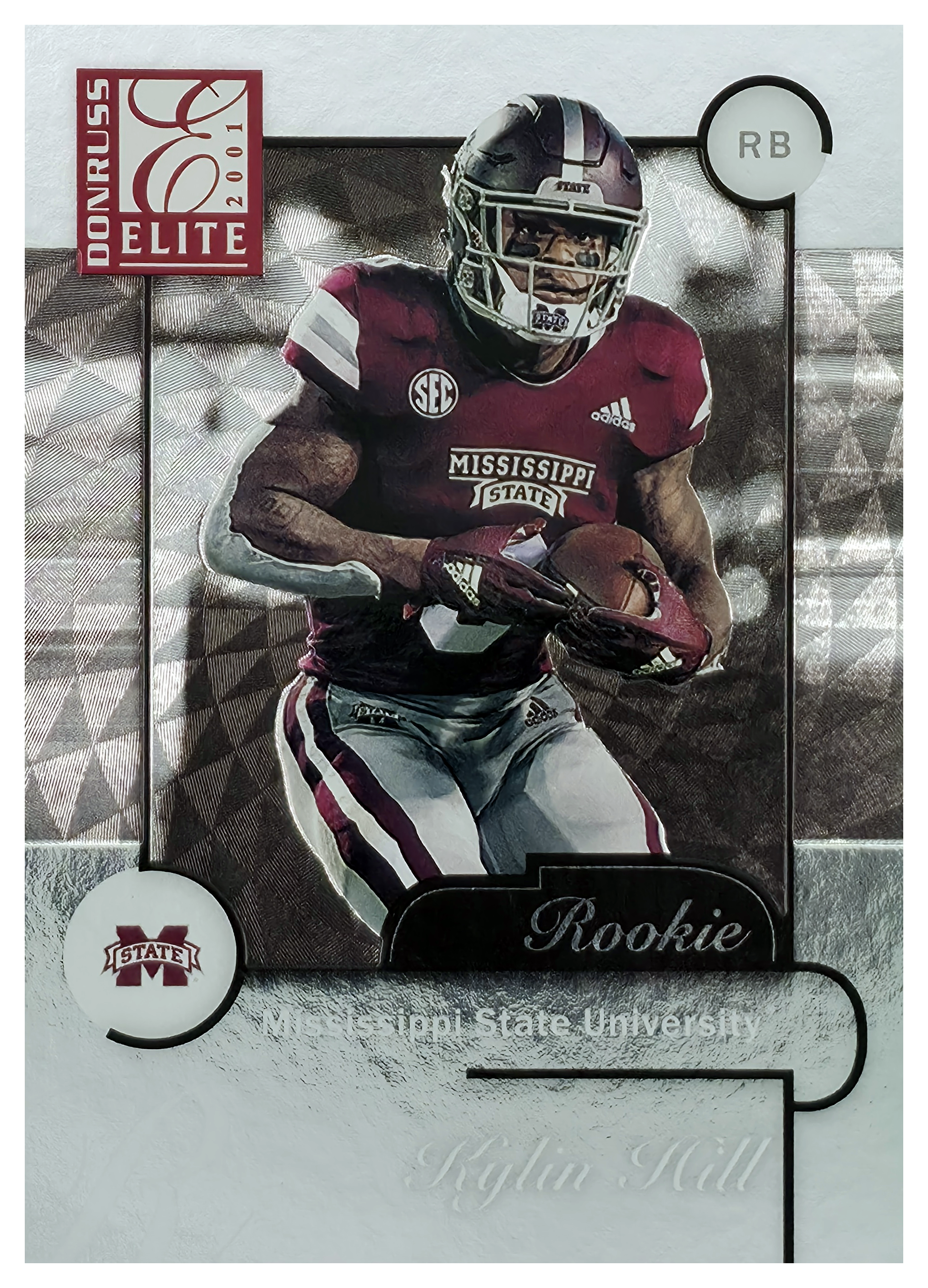 Kylin Hill - Panini Donruss Elite Elite Rookies 2021, Nr. ER34 – Rookie Card, Insert (Art.-Nr. SG106633)