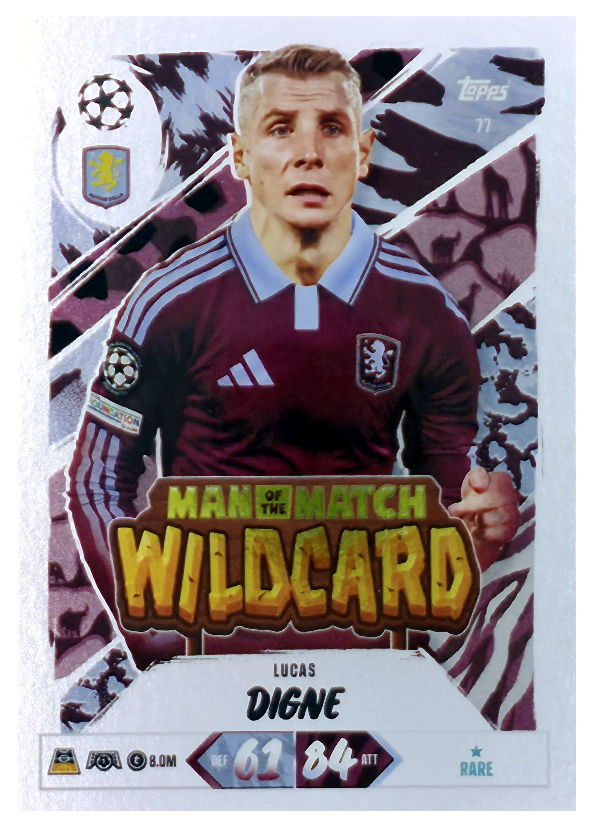 Lucas Digne - Topps Match Attax UEFA Club Competitions Man of the Match Wildcard 2026-27, Nr. 77 (Art.-Nr. SG107477)