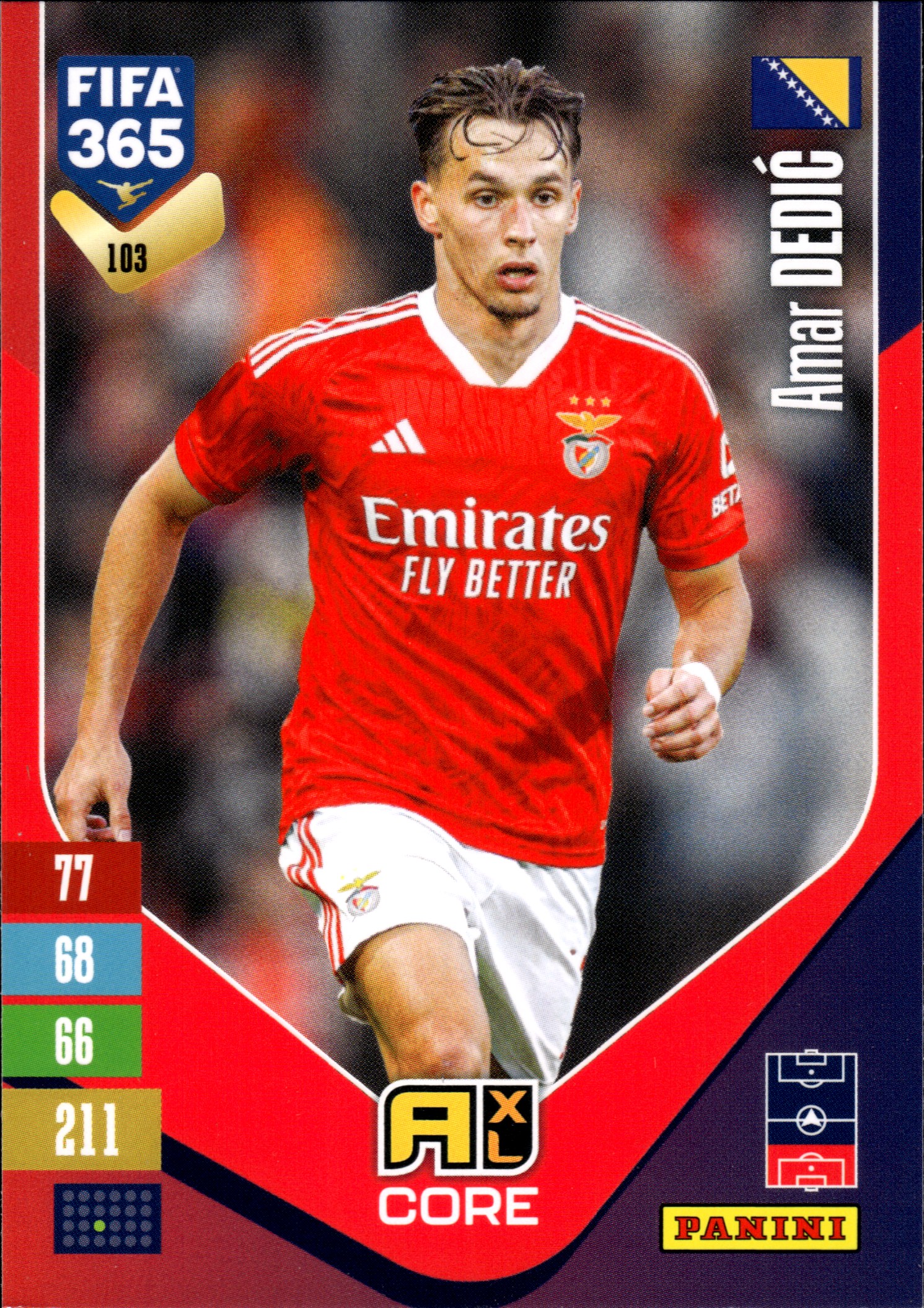 Amar Dedić - Panini Adrenalyn XL FIFA 365 Base Set 2026-27, Nr. 103 (Art.-Nr. SG110198)