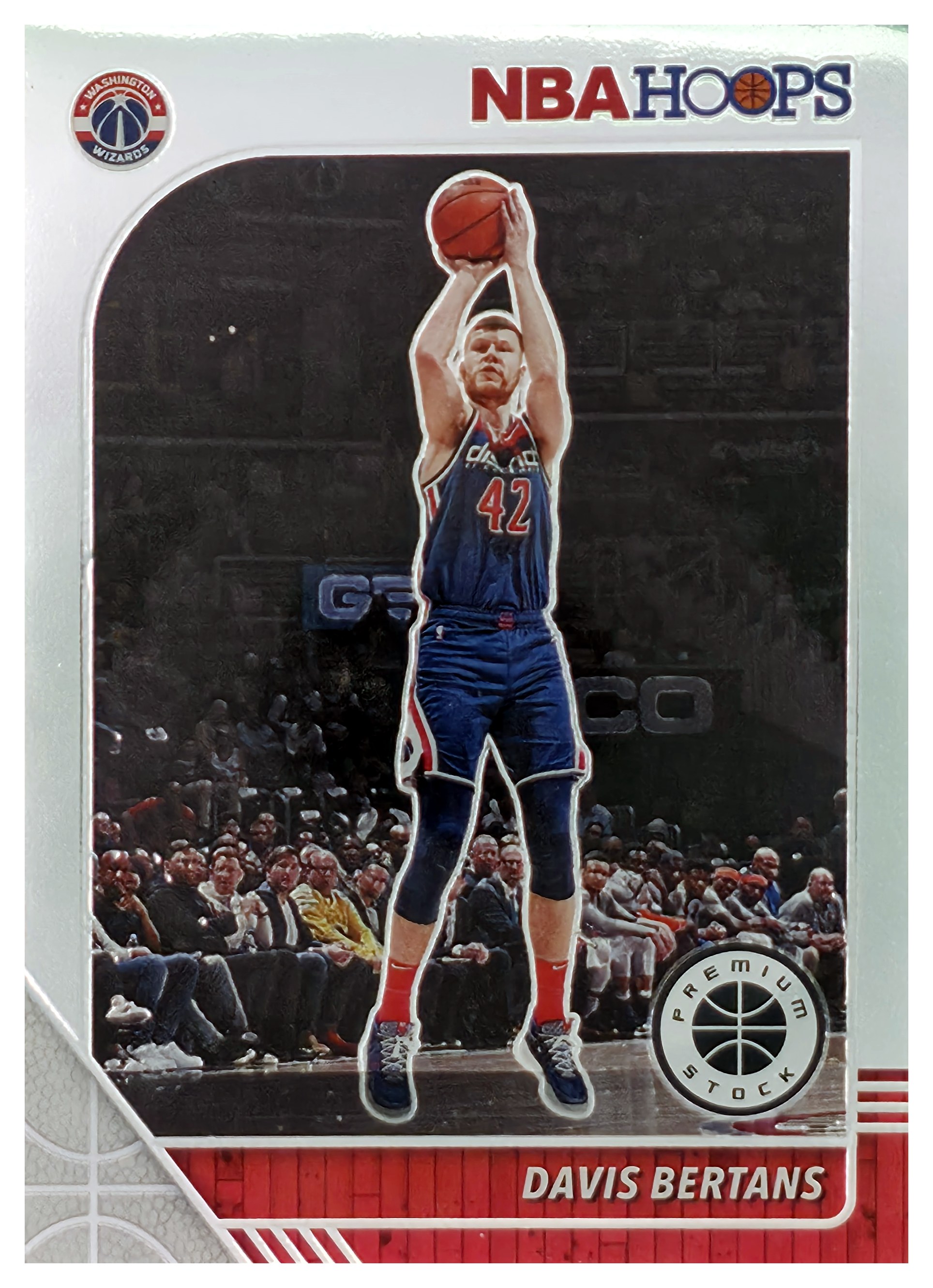 Davis Bertans - Panini Hoops Premium Stock Base Set 2019-20, Nr. 71 (Art.-Nr. SG106974)