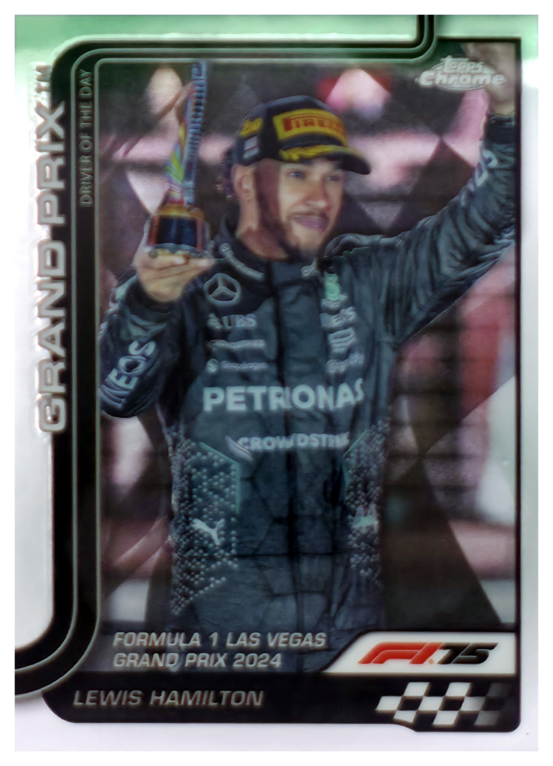 Lewis Hamilton - Topps Chrome Formula 1 Grand Prix Driver of the Day 2025, Nr. 143 (Art.-Nr. SG109001)