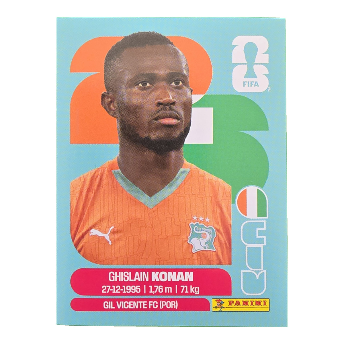 Ghislain Konan - Elfenbeinküste, FIFA WM 2026, Nr. CIV3