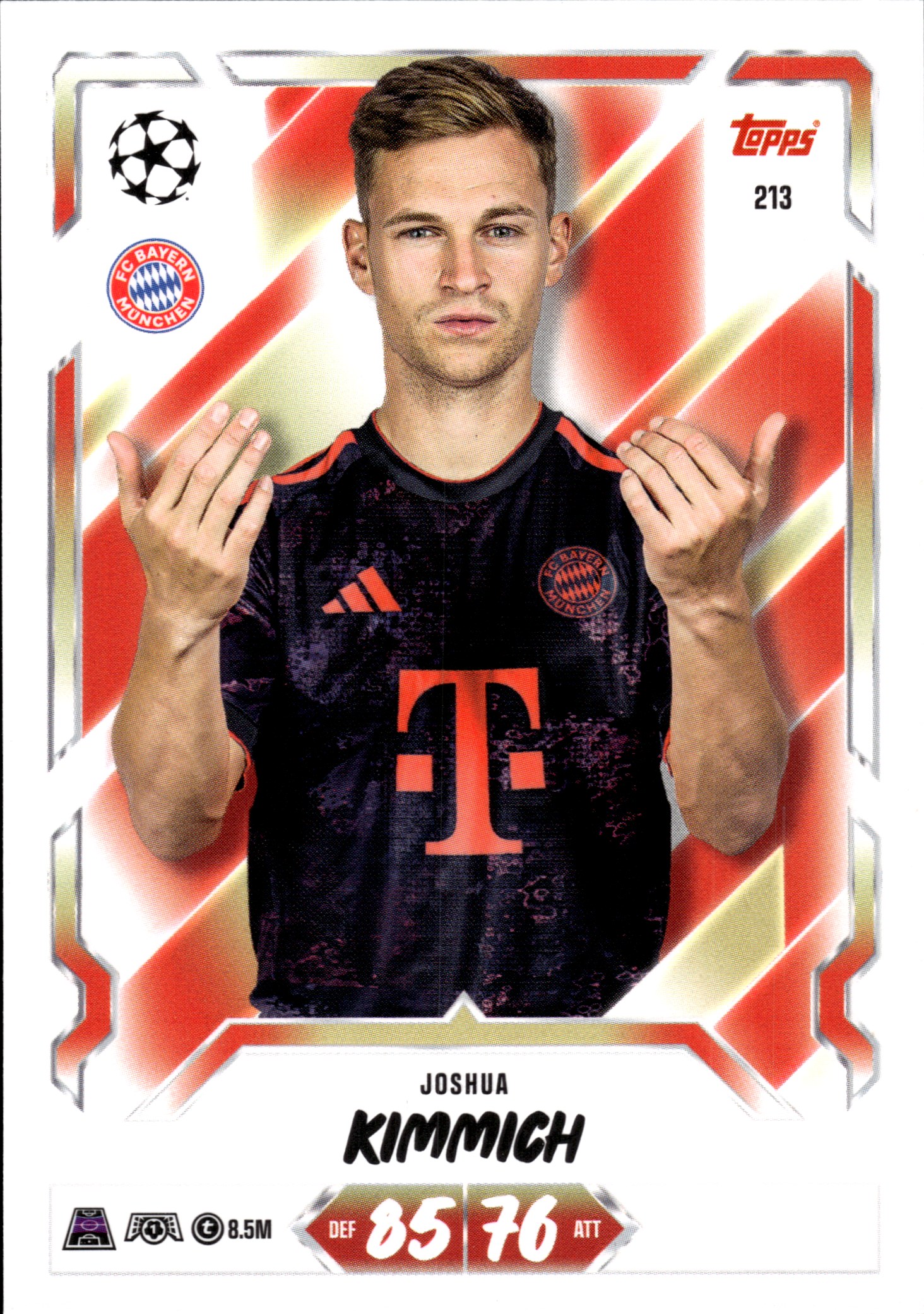 Joshua Kimmich - Topps Match Attax UEFA Club Competitions Base Set 2026-27, Nr. 213 (Art.-Nr. SG107265)