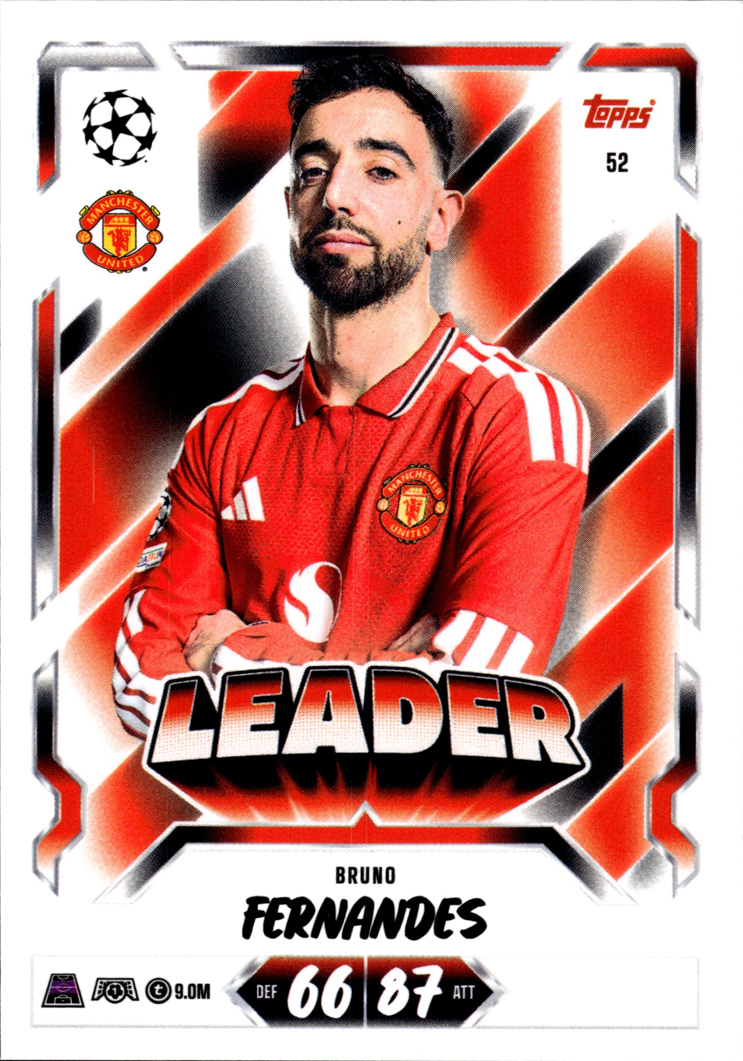 Bruno Fernandes - Topps Match Attax UEFA Club Competitions Leader 2026-27, Nr. 52 (Art.-Nr. SG107286)