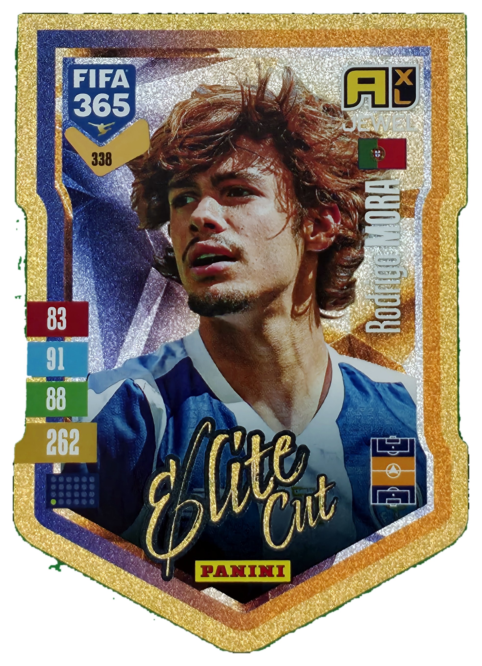 Rodrigo Mora - Panini Adrenalyn XL FIFA 365 Elite Cut 2026-27, Nr. 338 – Insert (Art.-Nr. SG110420)