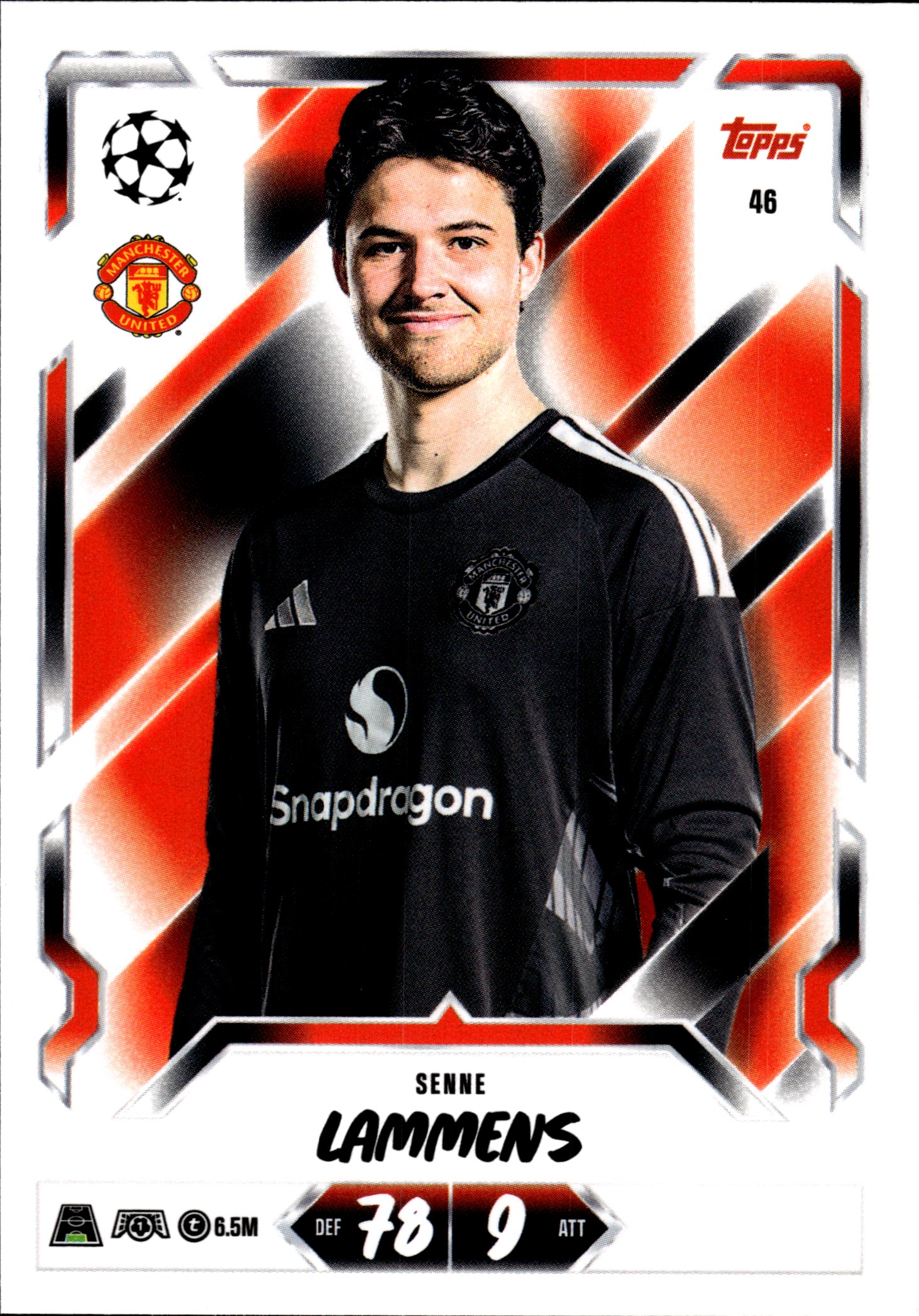 Senne Lammens - Topps Match Attax UEFA Club Competitions Base Set 2026-27, Nr. 46 (Art.-Nr. SG107353)
