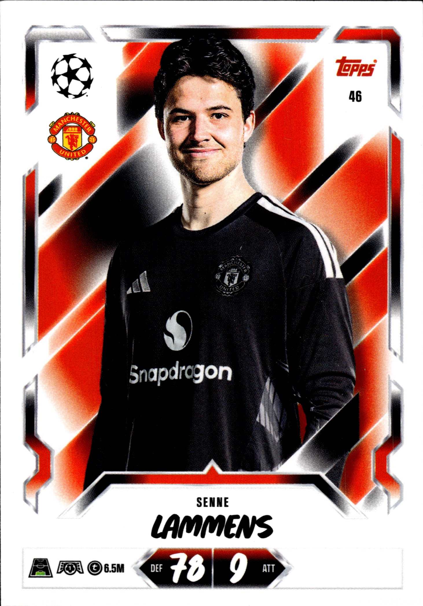 Senne Lammens - Topps Match Attax UEFA Club Competitions Base Set 2026-27, Nr. 46 (Art.-Nr. SG107074)