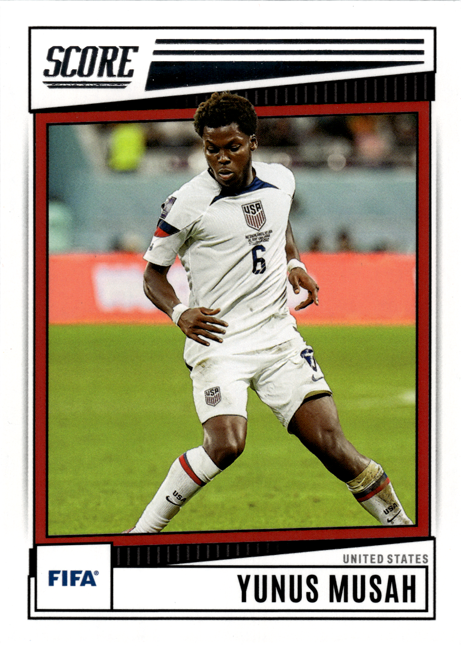 Yunus Musah - Panini Score FIFA Base Set 2022-23, Nr. 200 (Art.-Nr. SG102802)