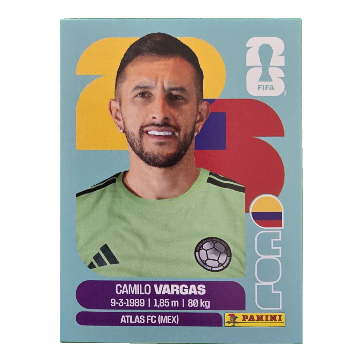 Camilo Vargas - Kolumbien, FIFA WM 2026, Nr. COL2