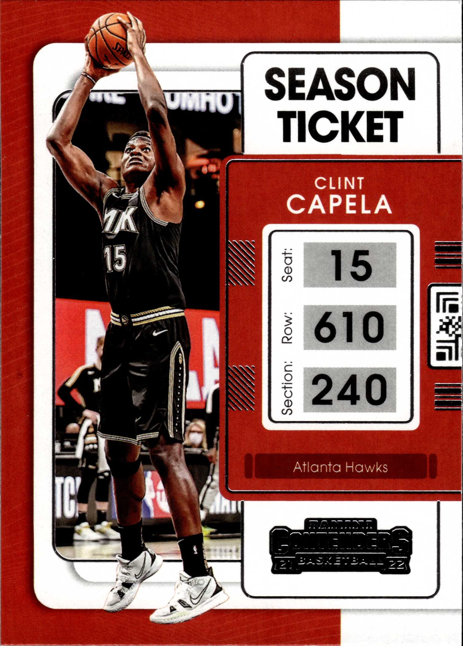 Clint Capela - Panini Contenders Season Ticket 2021-22, Nr. 24 (Art.-Nr. SG103731)