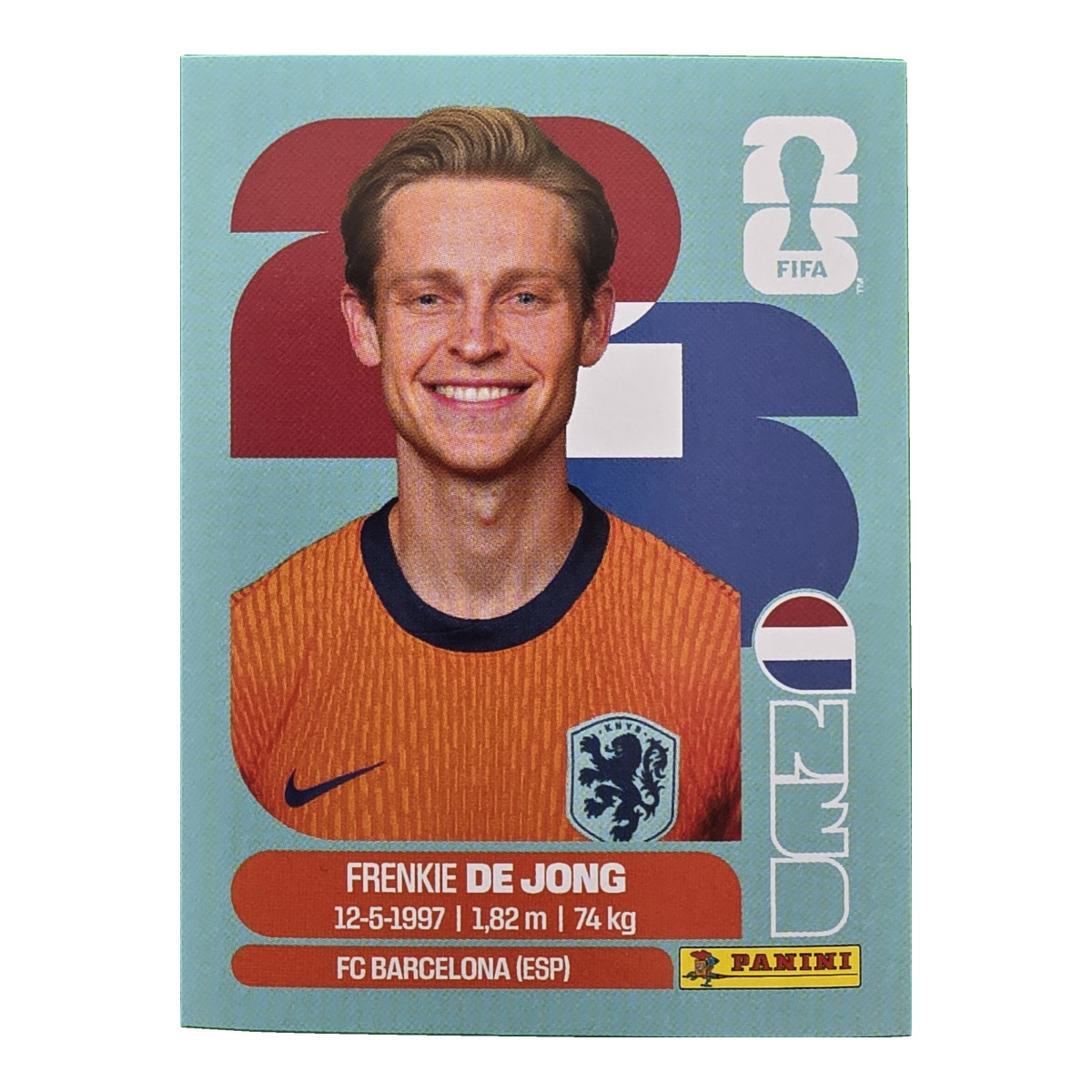 Frenkie de Jong - Niederlande, FIFA WM 2026, Nr. NED14