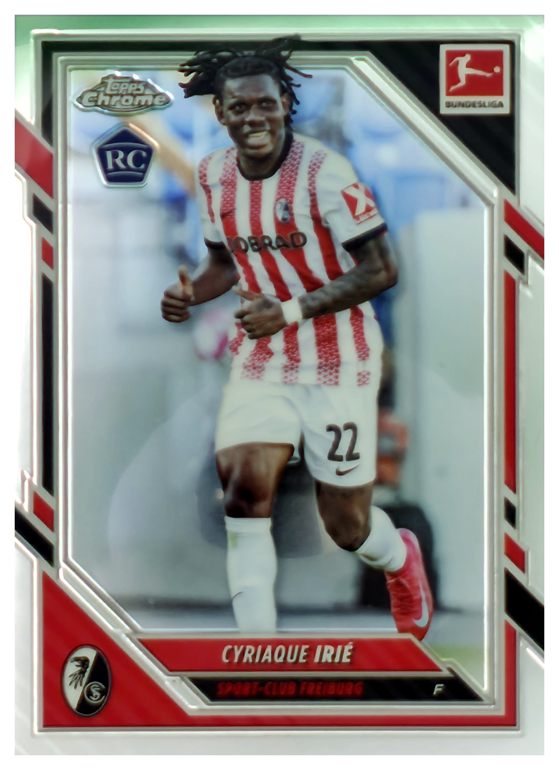 Cyriaque Irié - Topps Chrome Bundesliga Base Set 2025-26, Nr. 30 – Rookie Card (Art.-Nr. SG109476)