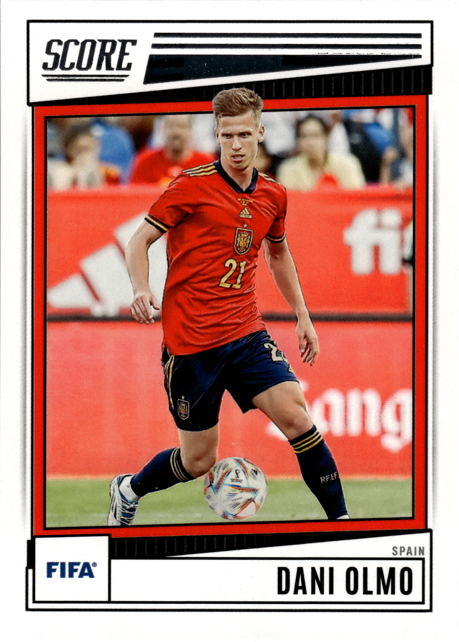 Dani Olmo - Panini Score FIFA Base Set 2022-23, Nr. 157 (Art.-Nr. SG102727)