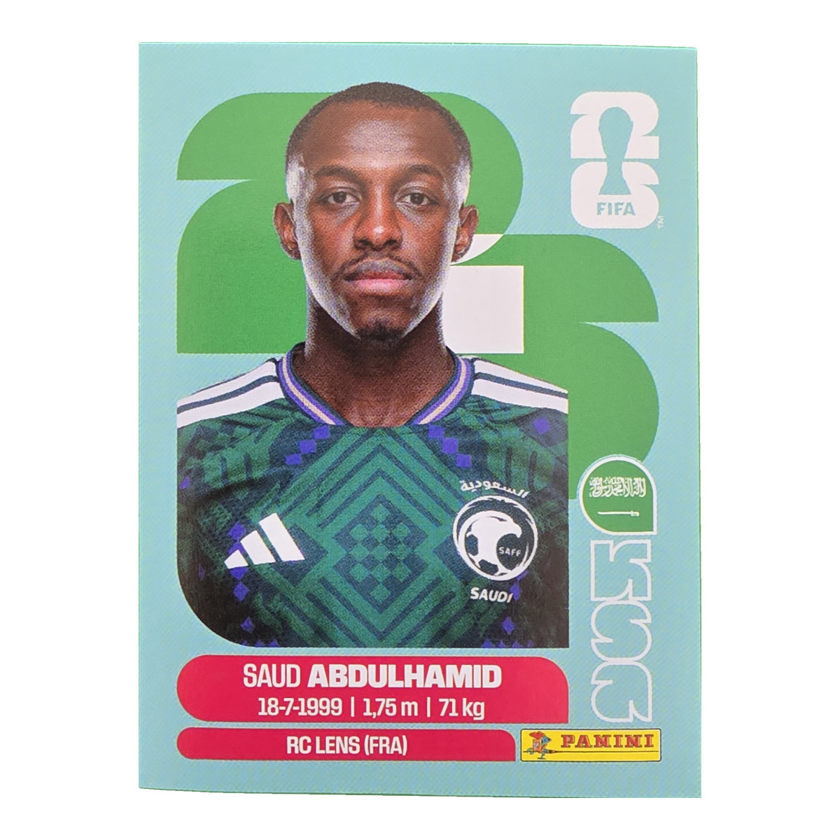 Saud Abdulhamid - Saudi-Arabien, FIFA WM 2026, Nr. KSA4