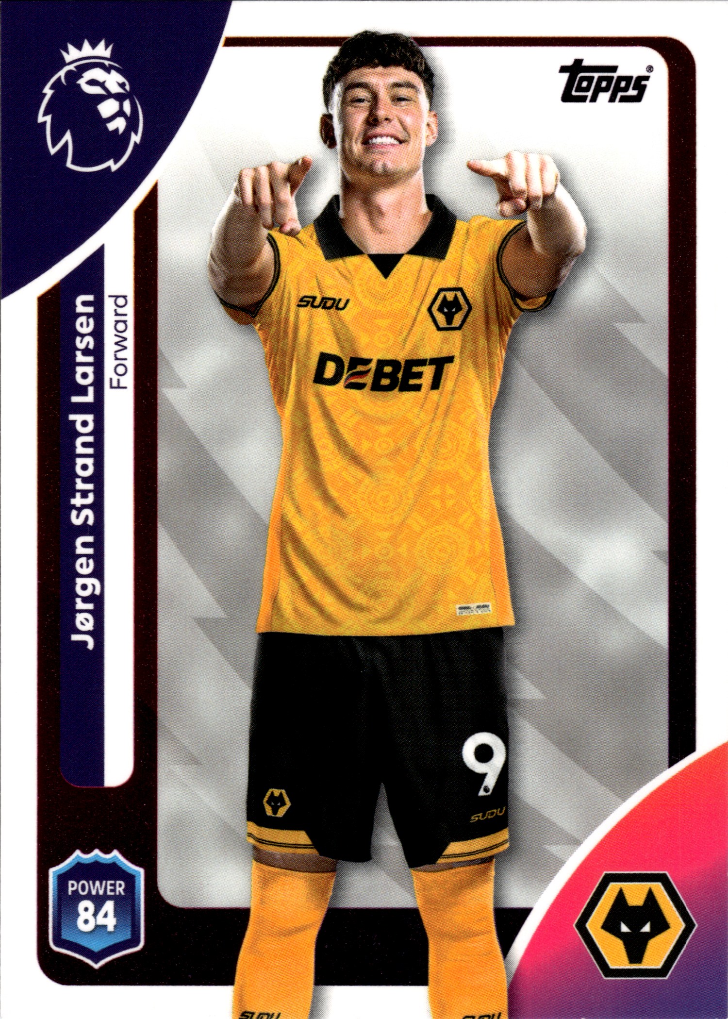 Jørgen Strand Larsen - Topps Match Attax Premier League Base Set 2025-26, Nr. 302 (Art.-Nr. SG109905)
